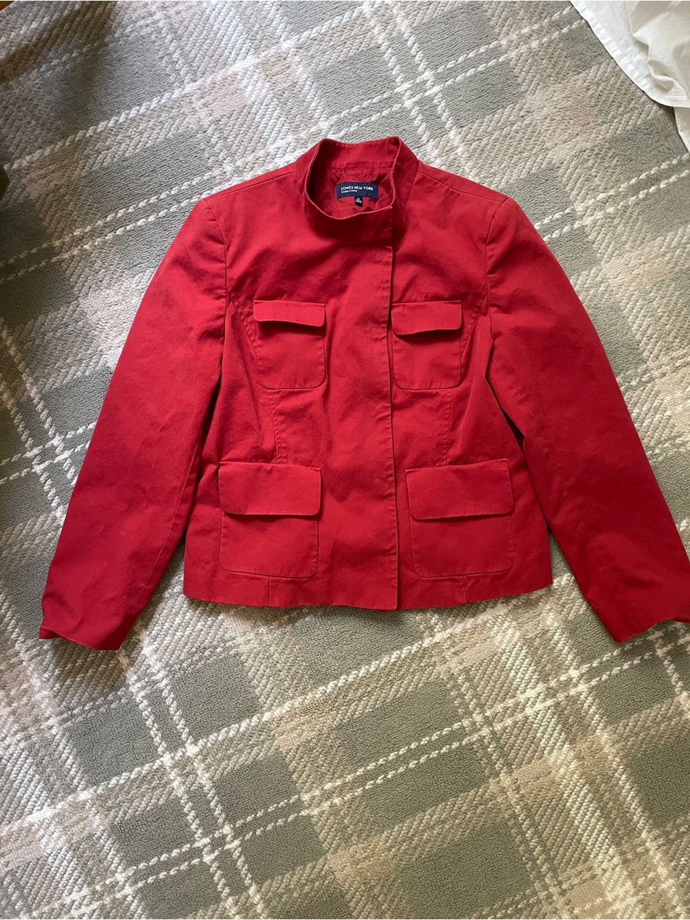 VTG Jones New York funnel neck jacket L/14